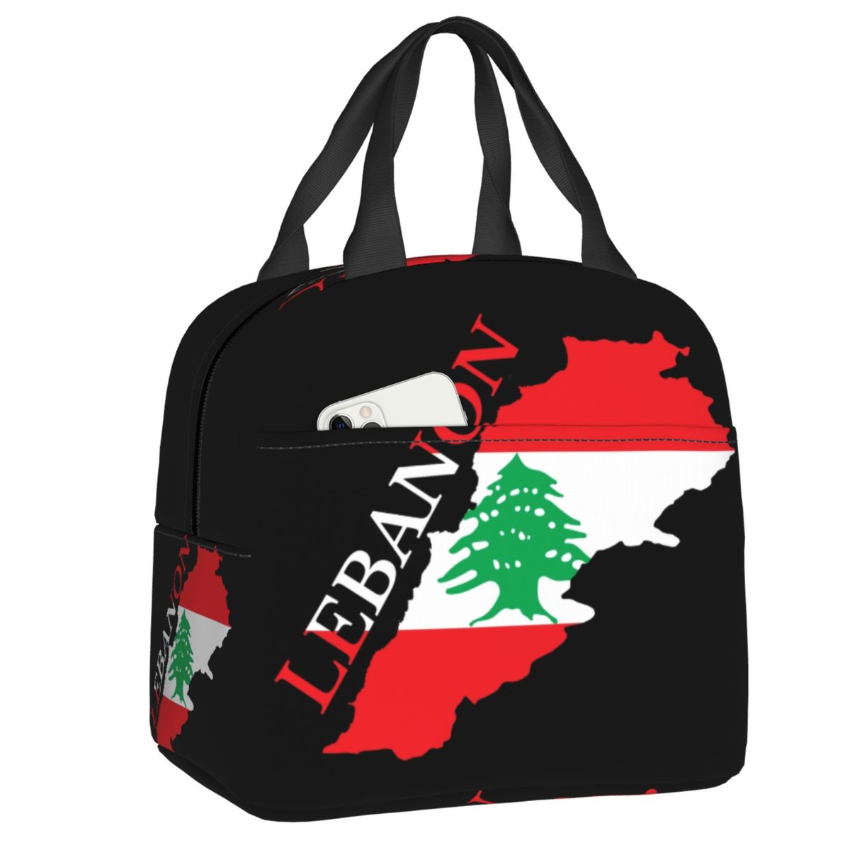 Women Bags Lebanon - Sac Isotherme Portable Personnalisé avec Carte