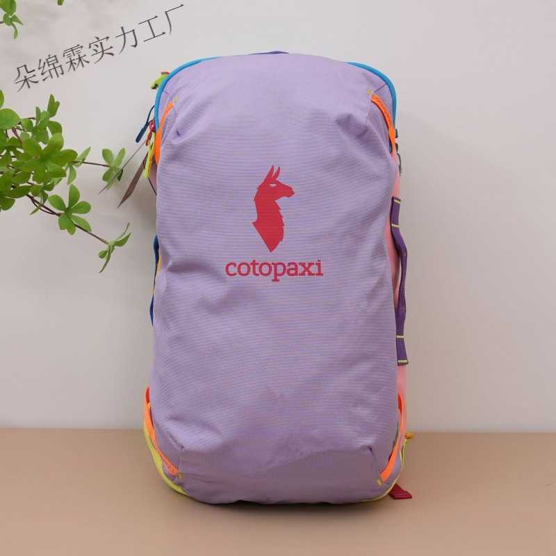 Women Bags Large - Sac à dos imperméable bicolore pour