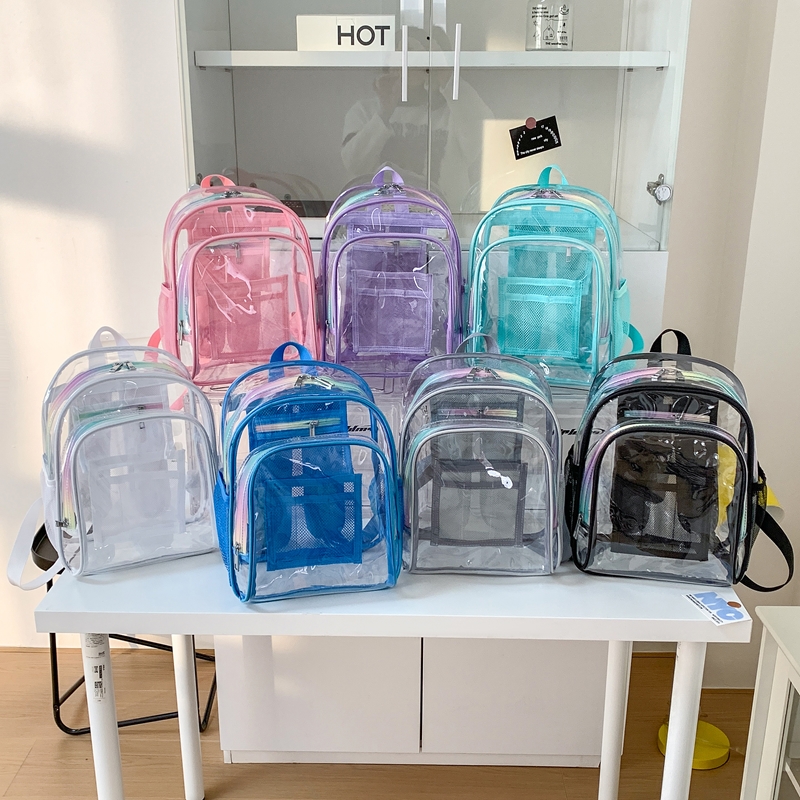 Women Bags In Sale - Sac à dos transparent en PVC