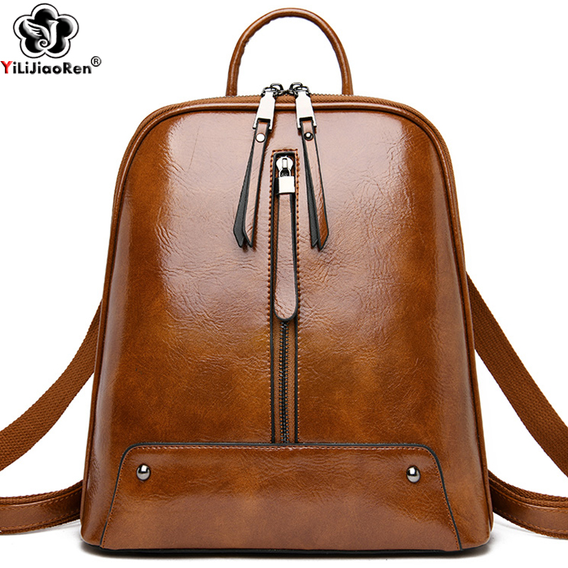 Women Bags In Sale - Sac à Dos en cuir pour