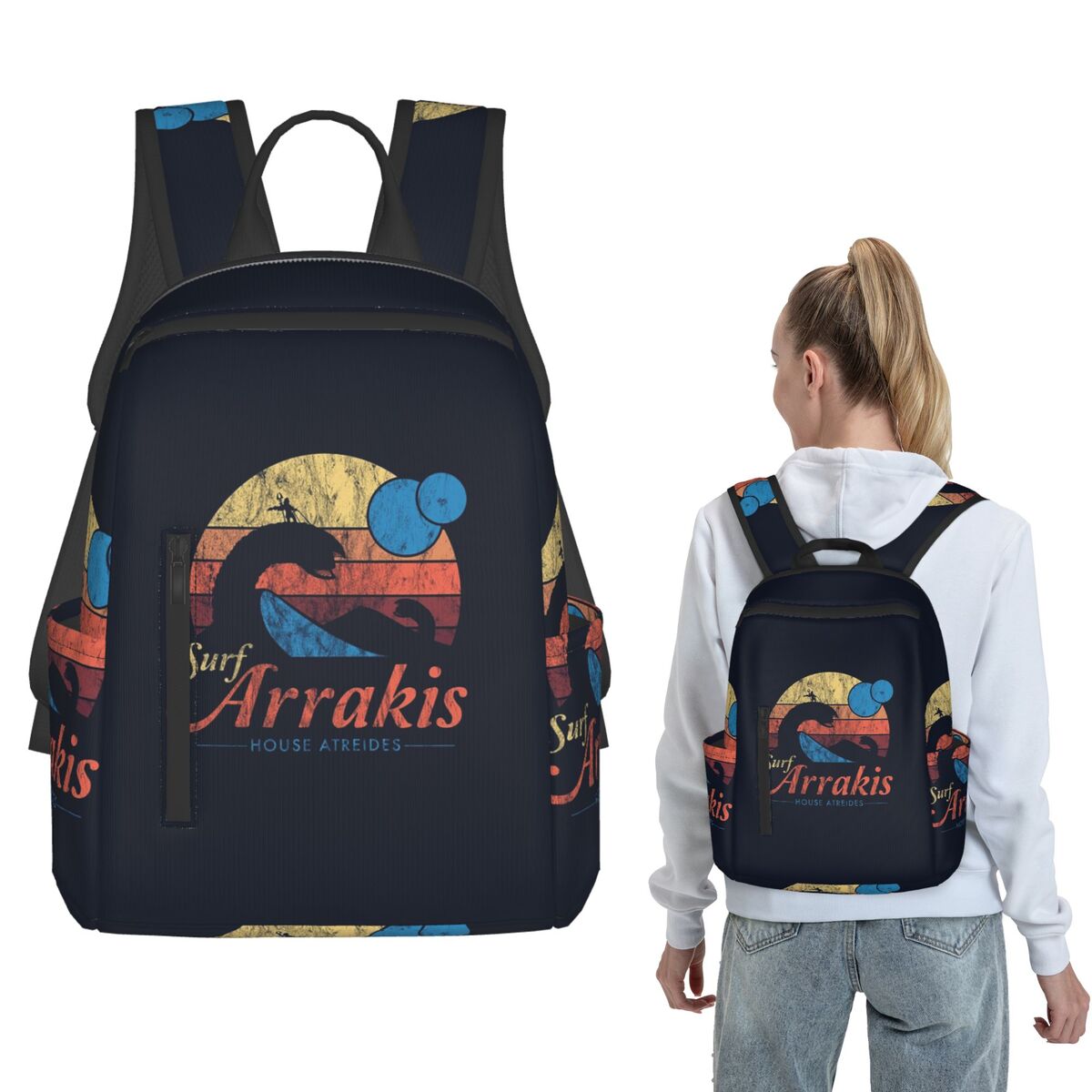 Women Bags Dune - Sac à dos de style science-fiction