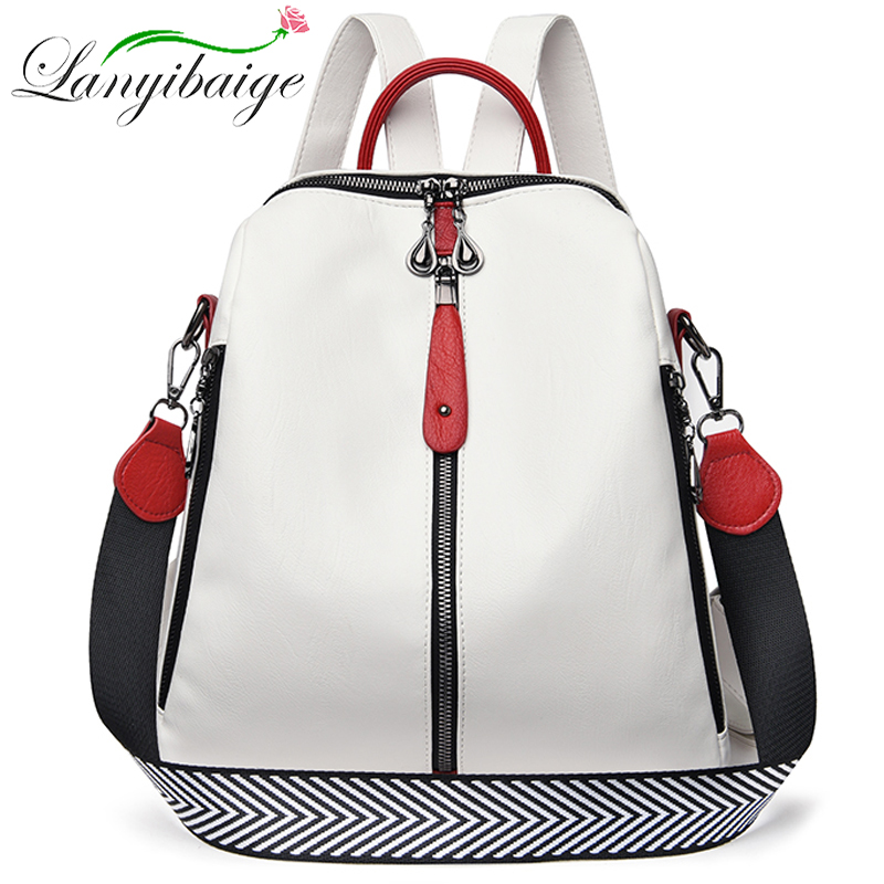 Women Bags In Sale - Sac à dos en cuir souple