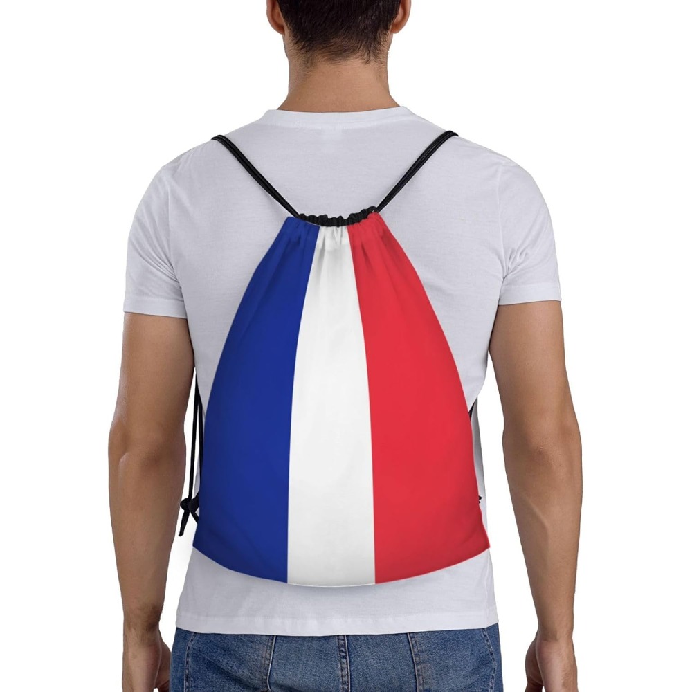 Women Bags Germany - Sac à cordon à motif drapeau,