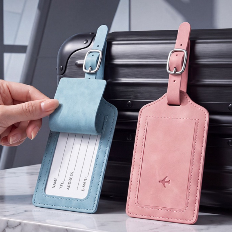 Women Bags Name - 1 étiquette de bagage en cuir