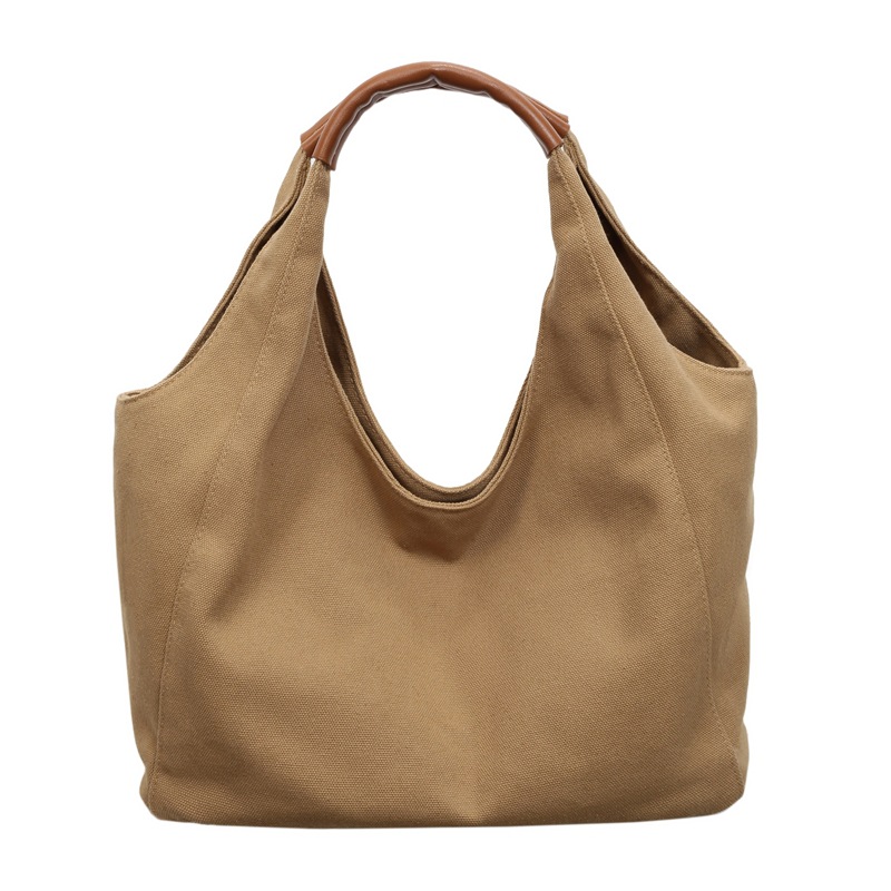 Hobo Bag Slouchy - Sac fourre-tout spacieux en toile pour