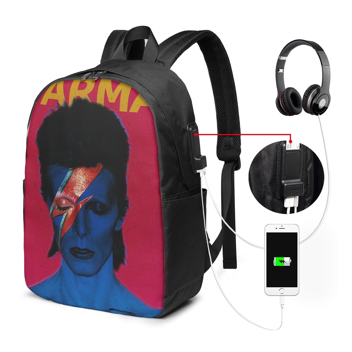 Women'S Bags - Sac à dos Davids Bowied, sac