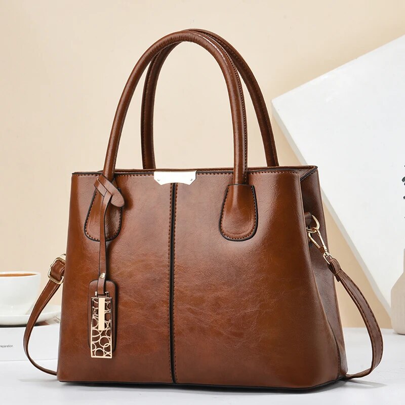 Women Hand Bags For Office - Sacs à main rétro solides pour