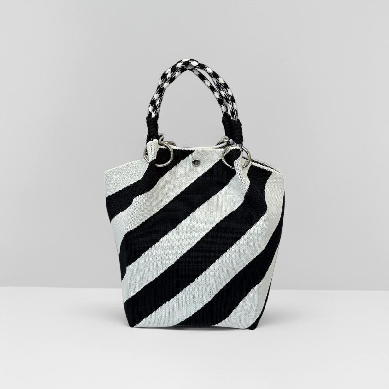 Women Bags For Work - Sac cabas en tricot pour femme,