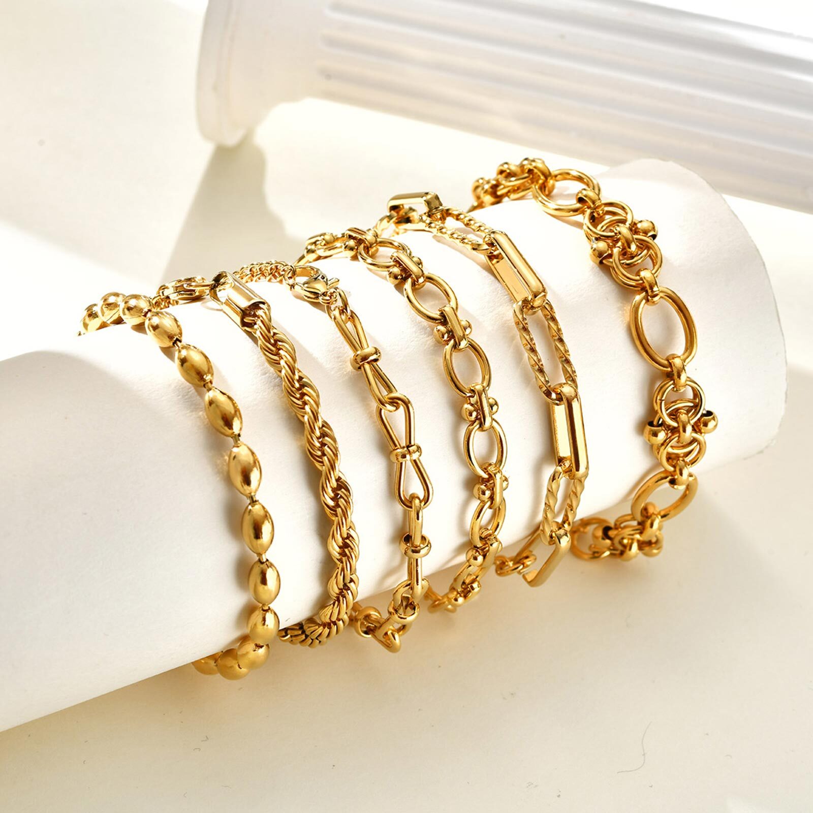Bracelet à chaîne épaisse plaq - Women Bags Price avis et prix