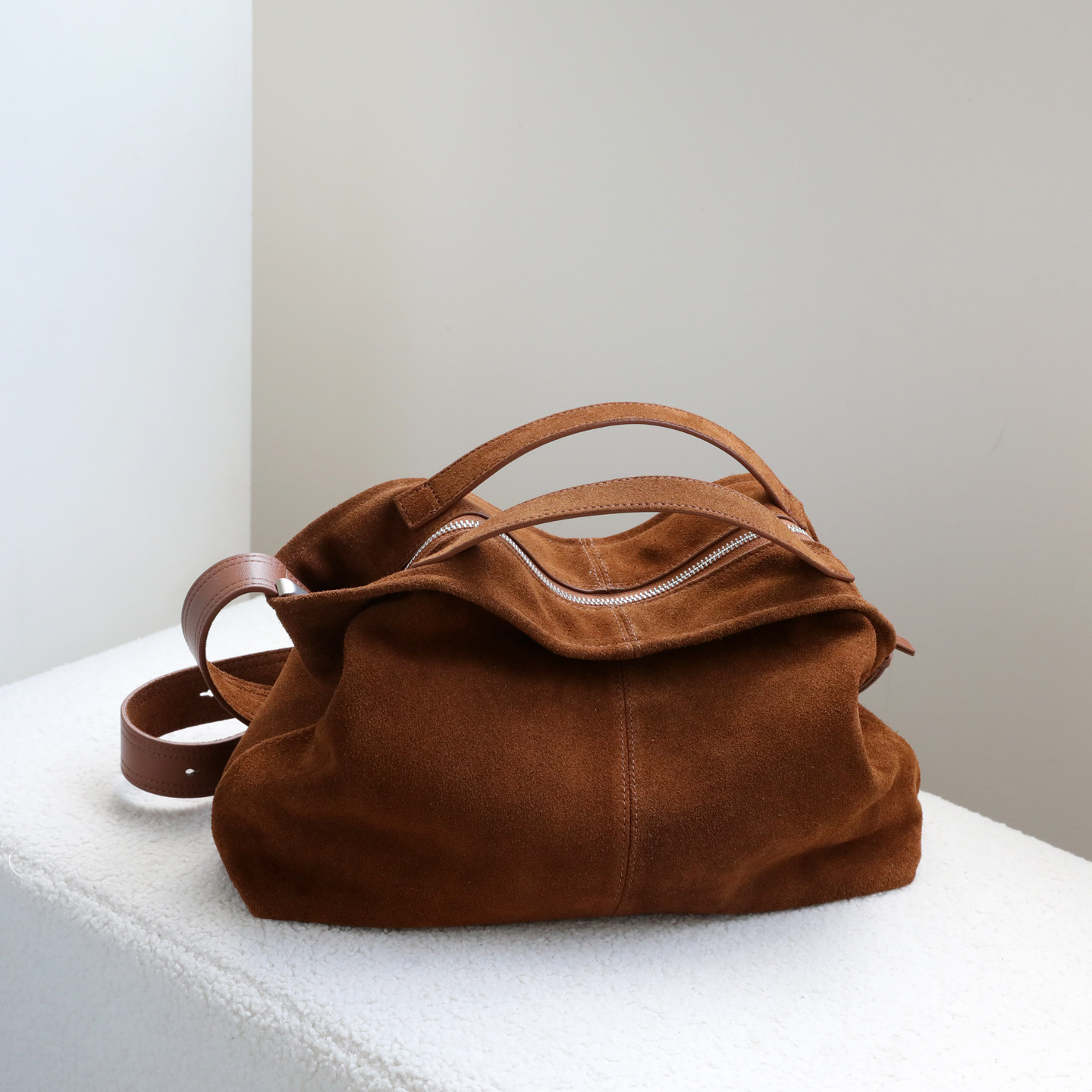 Sacs fourre-tout en daim en cu - Hobo Bag Slouchy avis et prix