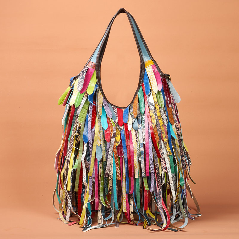 Sacs à bandoulière colorés en  - Hobo Bag Slouchy avis et prix