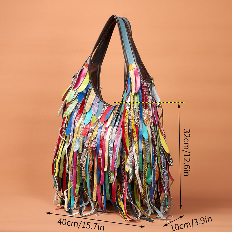 Sacs à bandoulière colorés en  - Hobo Bag Slouchy avis et prix