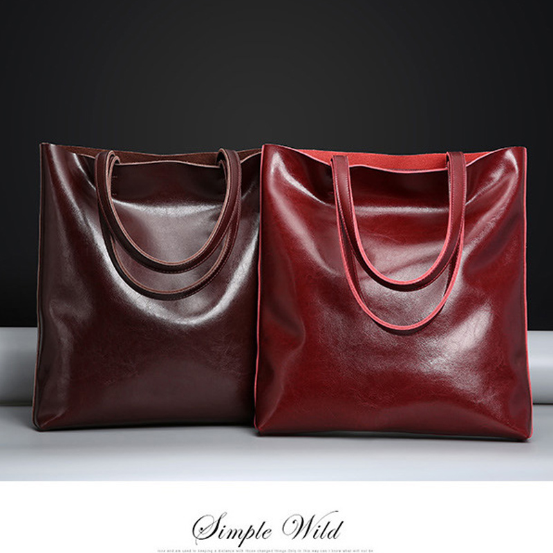Sac en cuir de vache dames sac - Women Hand Bags For Office avis et prix