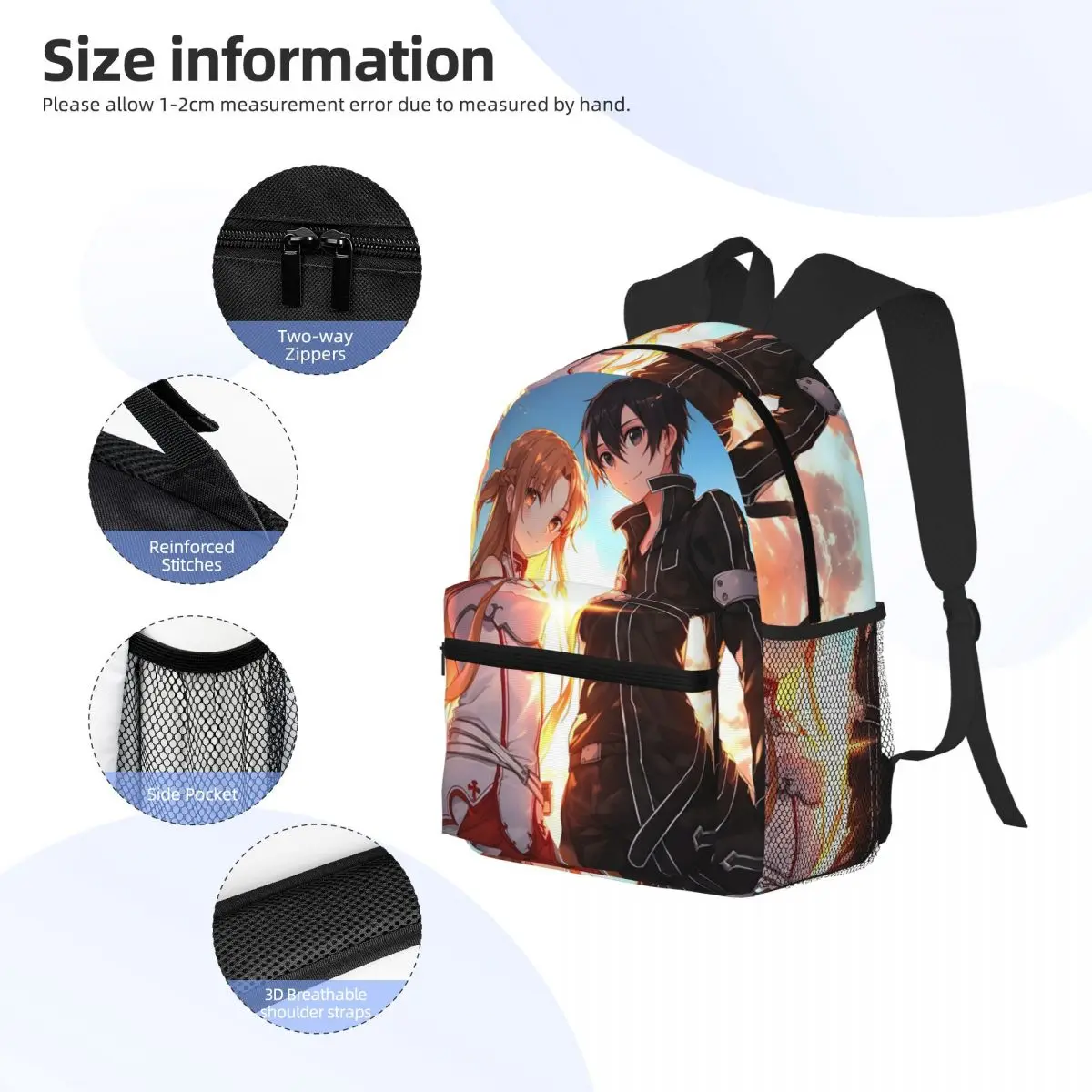Sac à dos Asuna SAO Cute Anime - Women'S Bag Online avis et prix