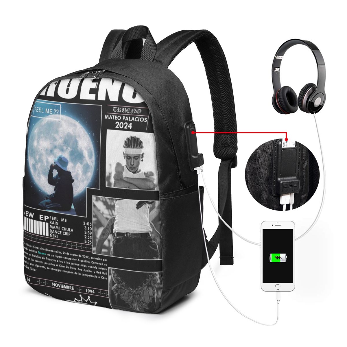 Sac à dos Hip Hop Trueno amusa - Women'S Bags avis et prix