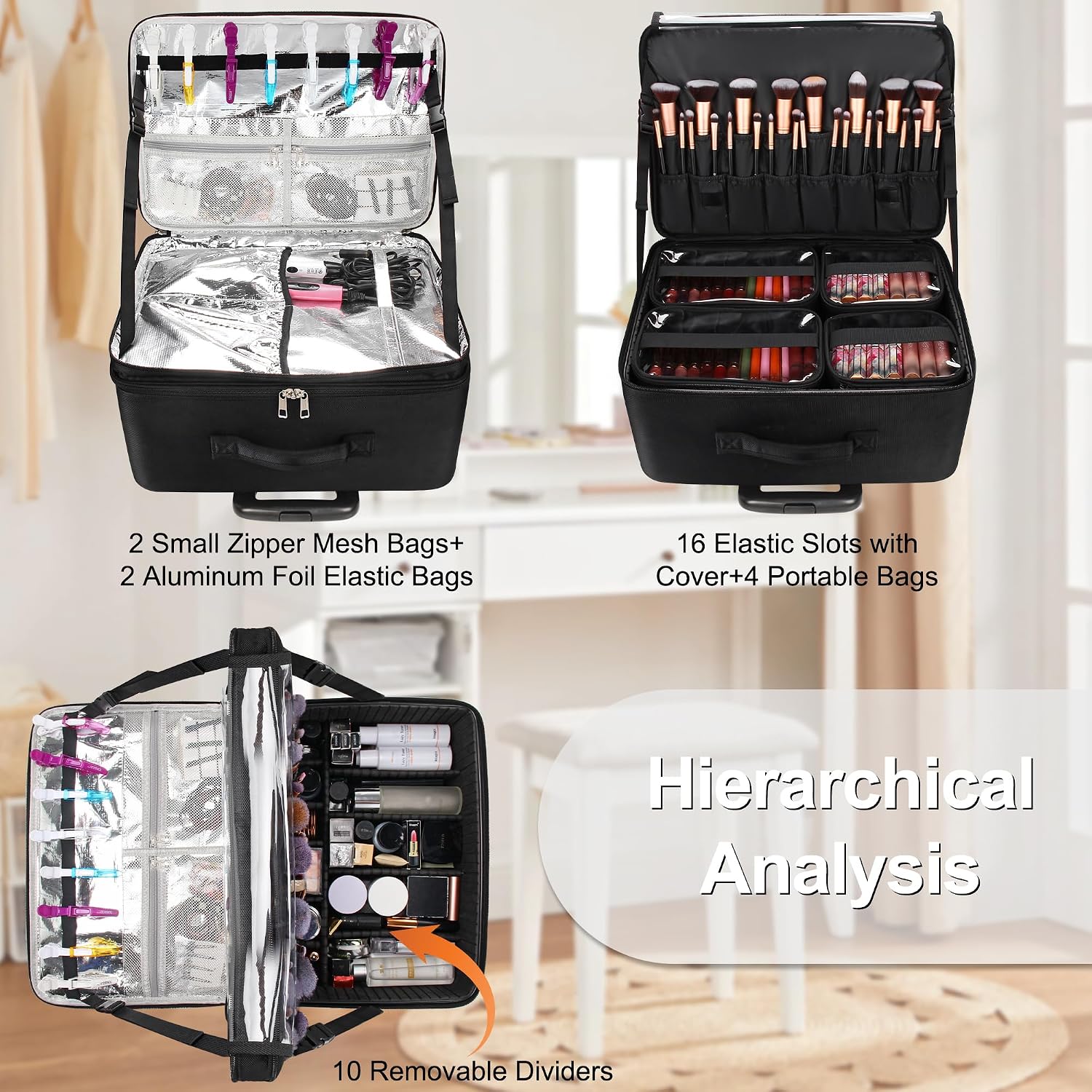 Valise de maquillage extra-lar - Women'S Bags avis et prix