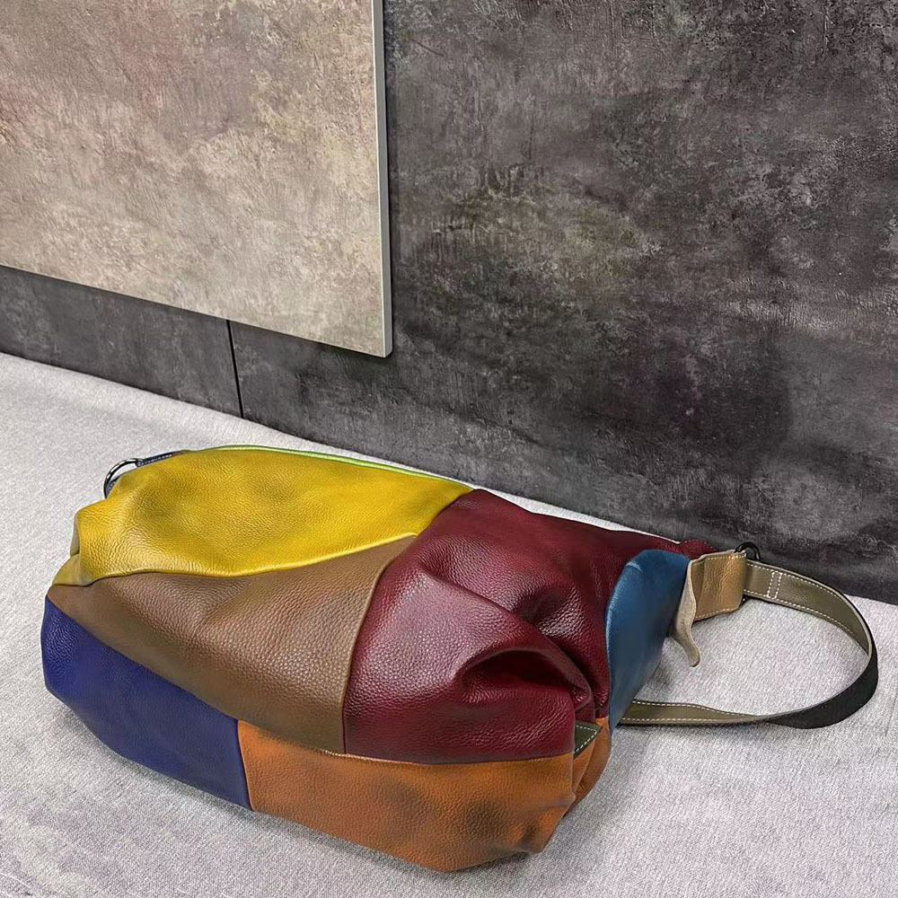 Respzed-Sac vintage en cuir vé - Hobo Bag Slouchy avis et prix